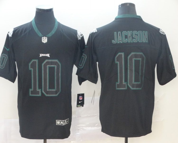 Men's Philadelphia Eagles #10 Desean Jackson Black Jersey