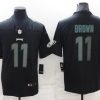 Men's Philadelphia Eagles A.J. Brown #11 Black Authentic Jersey