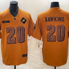 Men's Philadelphia Eagles Brian Dawkins #20 Brown 2023 Salute To Service Retired Limited Jersey