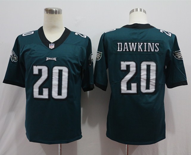 Men's Philadelphia Eagles Brian Dawkins #20 Green Jersey