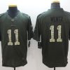 Men's Philadelphia Eagles Carson Wentz #11 Army Green Jersey