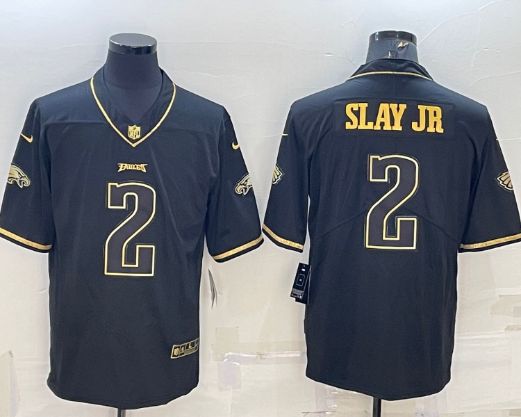 Men's Philadelphia Eagles Darius Slay Jr. #2 Black Jersey