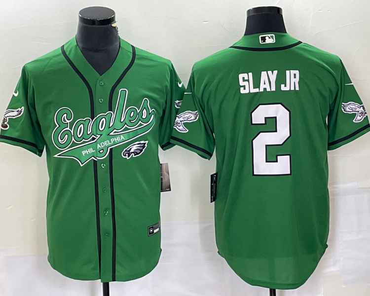 Men's Philadelphia Eagles Darius Slay Jr. #2 Kelly Green Jersey Joint Edition