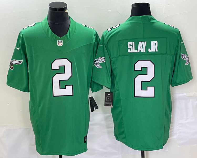 Men's Philadelphia Eagles Darius Slay Jr. #2 Kelly Green Jersey