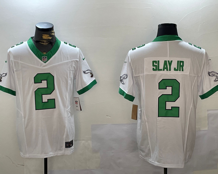 Men's Philadelphia Eagles Darius Slay Jr. #2 White Alternate Jersey