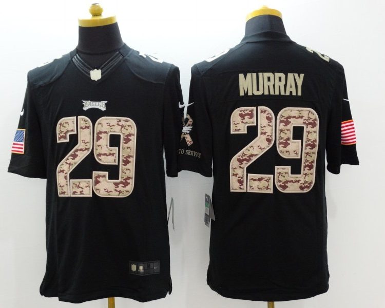 Men's Philadelphia Eagles DeMarco Murray #29 Black Jersey