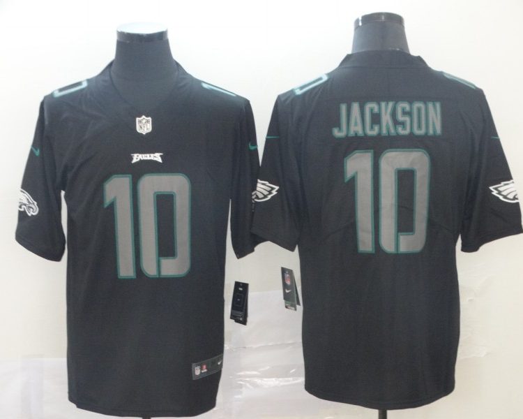 Men's Philadelphia Eagles Desean Jackson #10 Black Jersey