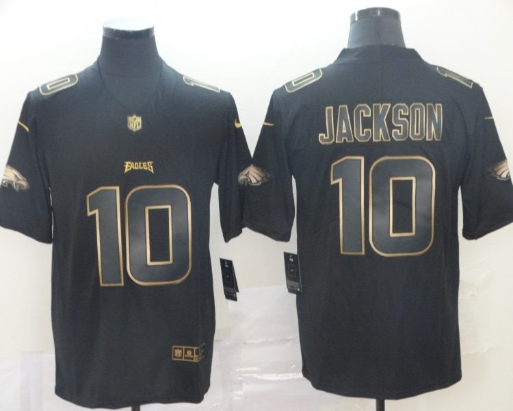 Men's Philadelphia Eagles Desean Jackson #10 Black Team Jersey