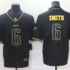 Men's Philadelphia Eagles DeVonta Smith #6 Black Jersey