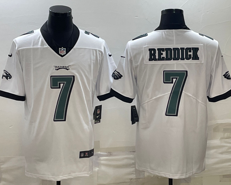 Men's Philadelphia Eagles Haason Reddick #7 White Jersey
