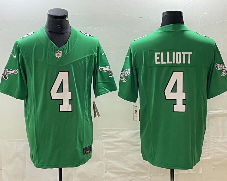 Men's Philadelphia Eagles Jake Elliott #4 Kelly Green Jersey