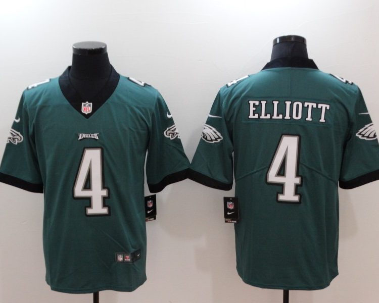 Men's Philadelphia Eagles Jake Elliott #4 Midnight Green Jersey