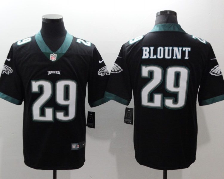 Men's Philadelphia Eagles LeGarrette Blount #29 Black Jersey