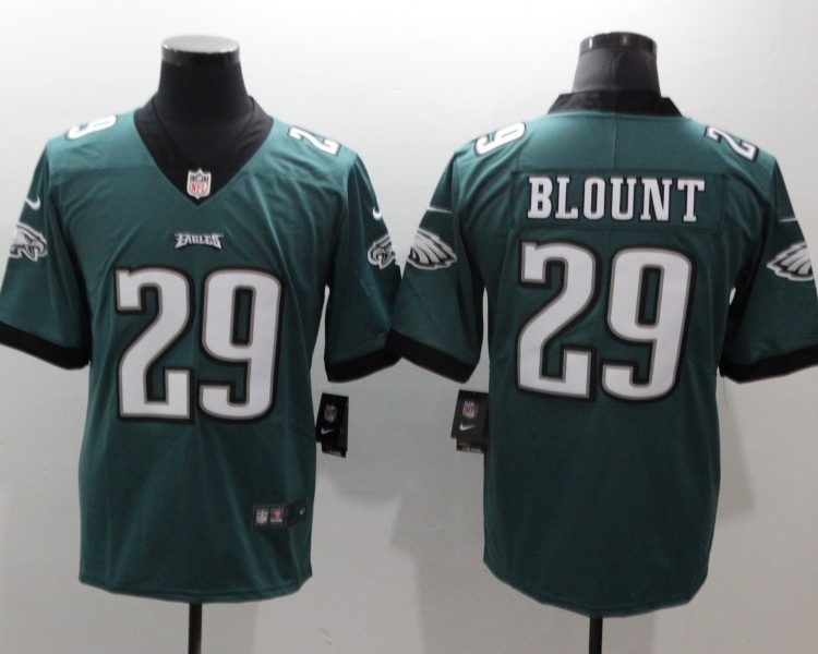 Men's Philadelphia Eagles LeGarrette Blount #29 Midnight Green Jersey