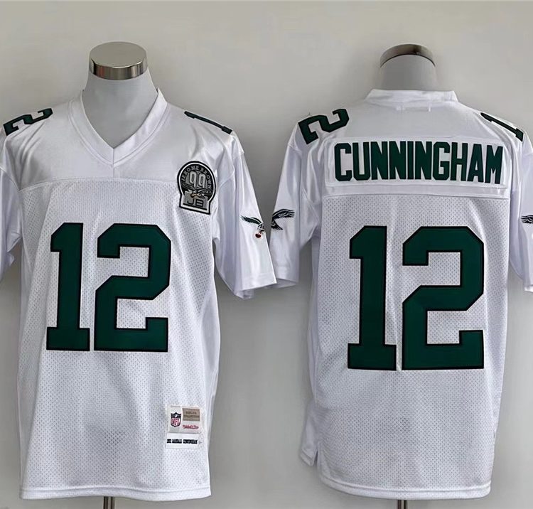 Men's Philadelphia Eagles Randall Cunningham Mitchell & Ness White Legacy Jersey