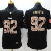 Men's Philadelphia Eagles Reggie White #92 Black Jersey