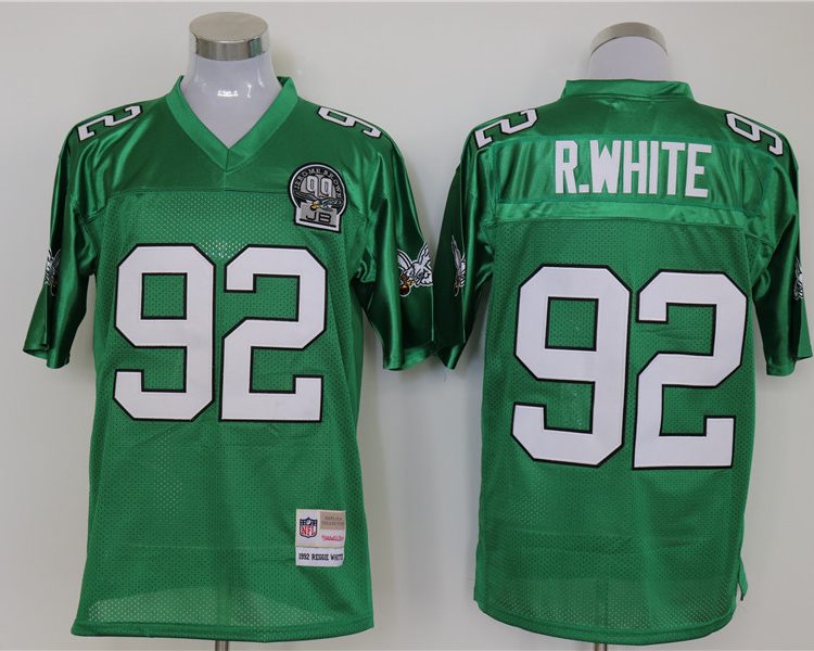 Men's Philadelphia Eagles Reggie White Mitchell & Ness Kelly Green Legacy Jersey