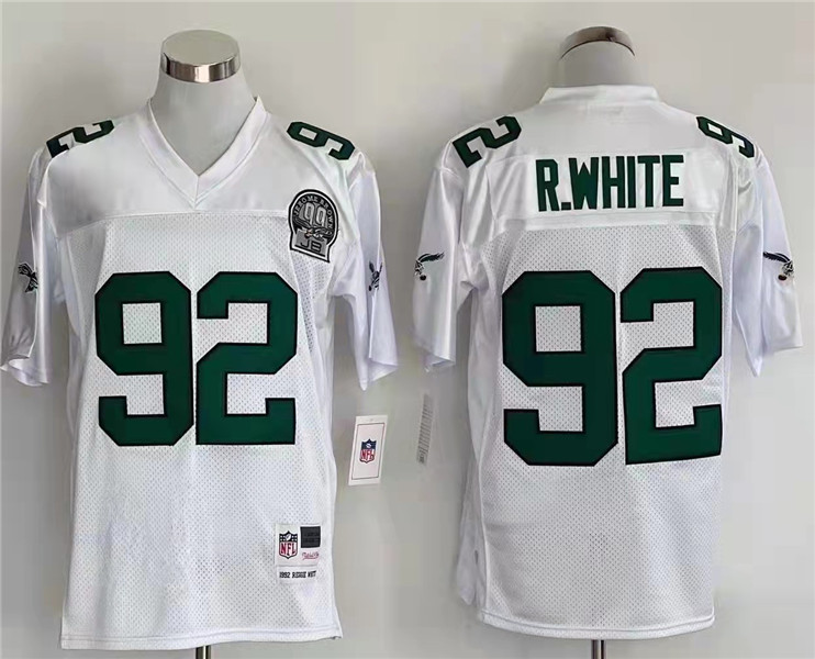 Men's Philadelphia Eagles Reggie White Mitchell & Ness White Legacy Jersey