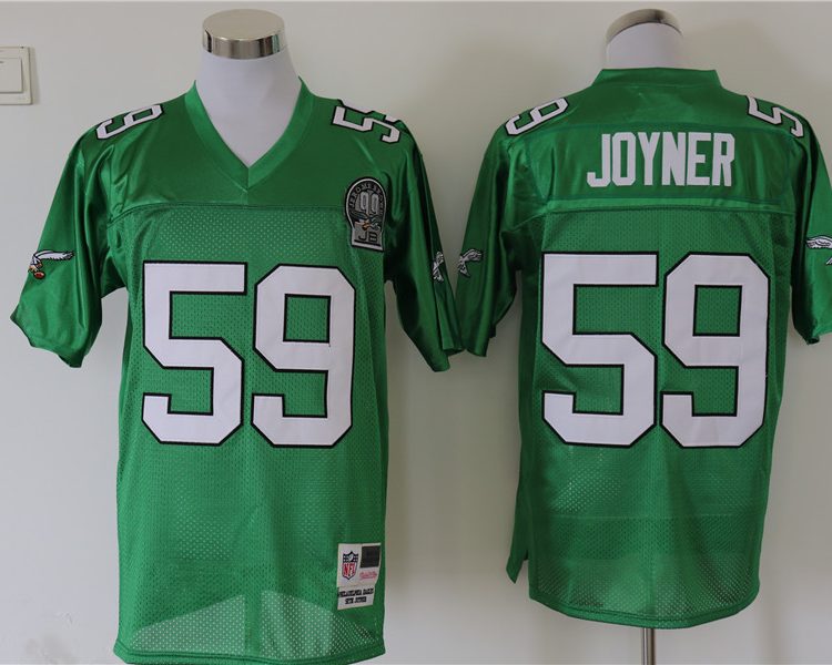 Men's Philadelphia Eagles Seth Joyner Mitchell & Ness Kelly Green Legacy Jersey