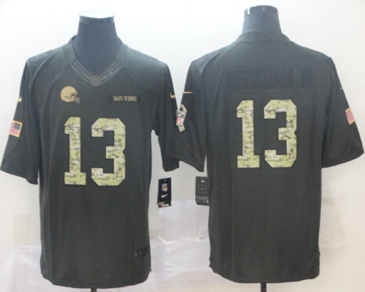 Men's Cleveland Browns #13 Odell Beckham Jr. Black Jersey