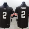 Men's Cleveland Browns Amari Cooper #2 Brown Jersey