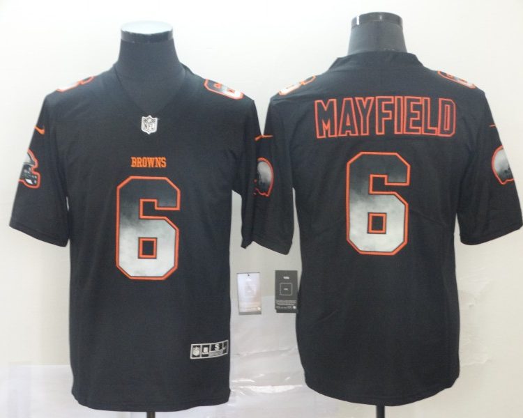 Men's Cleveland Browns Baker Mayfield Black Alternate Jersey