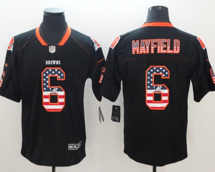 Men's Cleveland Browns Baker Mayfield Black Legend Jersey