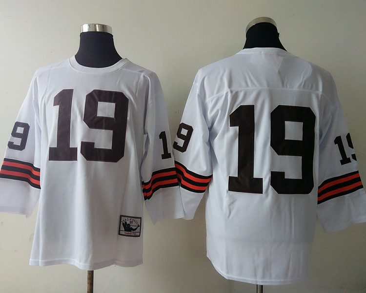 Men's Cleveland Browns Bernie Kosar Mitchell & Ness White Legacy Jersey