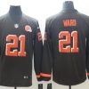 Men's Cleveland Browns Denzel Ward #21 White Jersey
