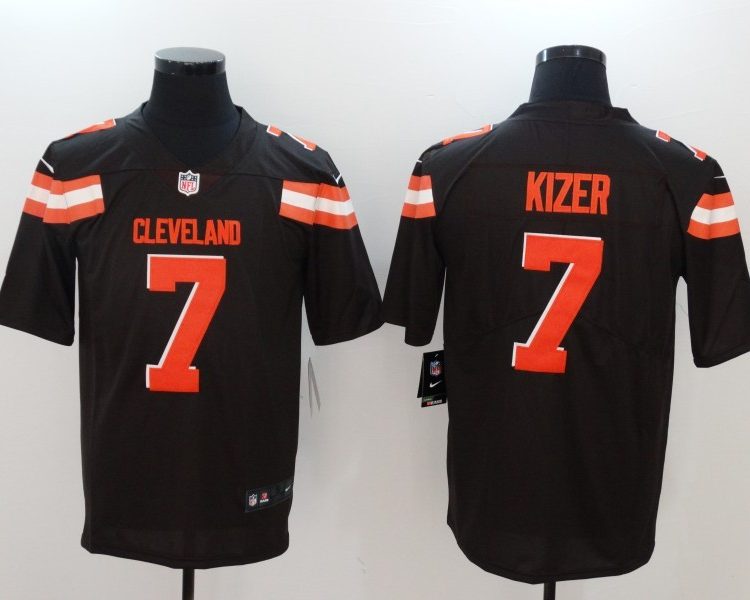 Men's Cleveland Browns DeShone Kizer #7 Brown Jersey