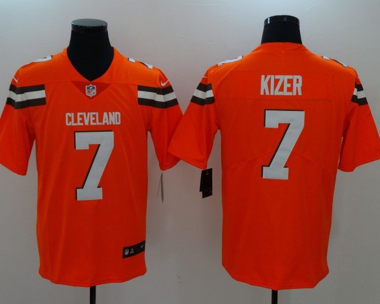 Men's Cleveland Browns DeShone Kizer #7 Orange Jersey