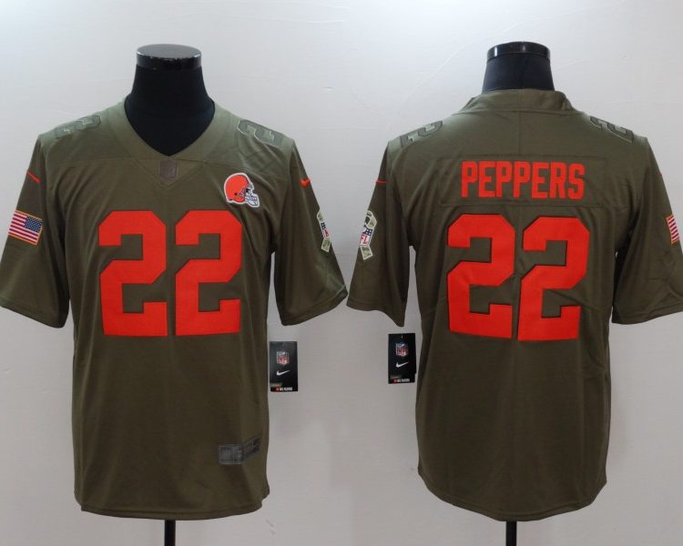 Men's Cleveland Browns Eric Murray Brown Jersey