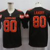 Men's Cleveland Browns Jarvis Landry #80 Brown Jersey