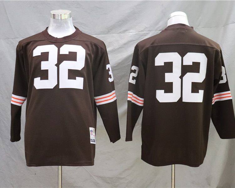 Men's Cleveland Browns Jim Brown Mitchell & Ness Brown Legacy Jersey