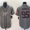 Men's Cleveland Browns Myles Garrett #95 Gray Jersey Joint Edition