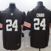 Men's Cleveland Browns Nick Chubb #24 Brown Jersey