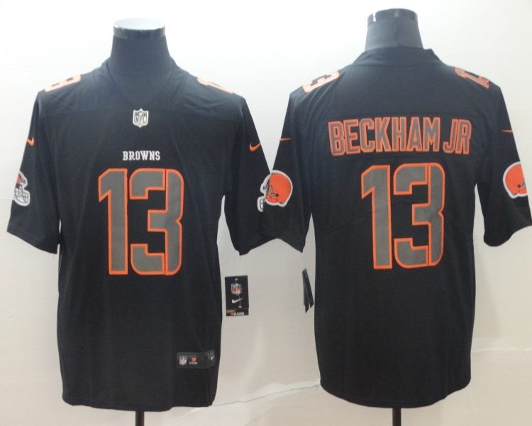 Men's Cleveland Browns Odell Beckham Jr. Black Alternate Jersey