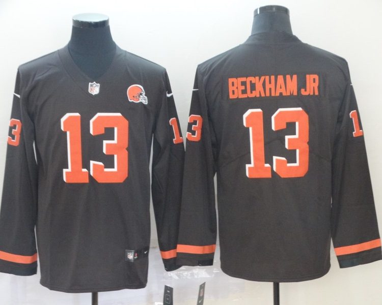 Men's Cleveland Browns Odell Beckham Jr. Brown Alternate Jersey