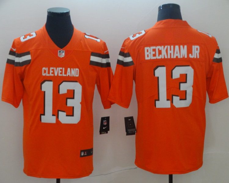 Men's Cleveland Browns Odell Beckham Jr. Orange Jersey