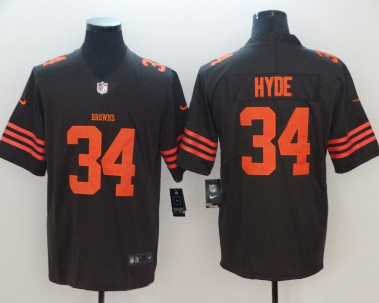 Men's Cleveland Browns Robert Jackson Black  Jersey