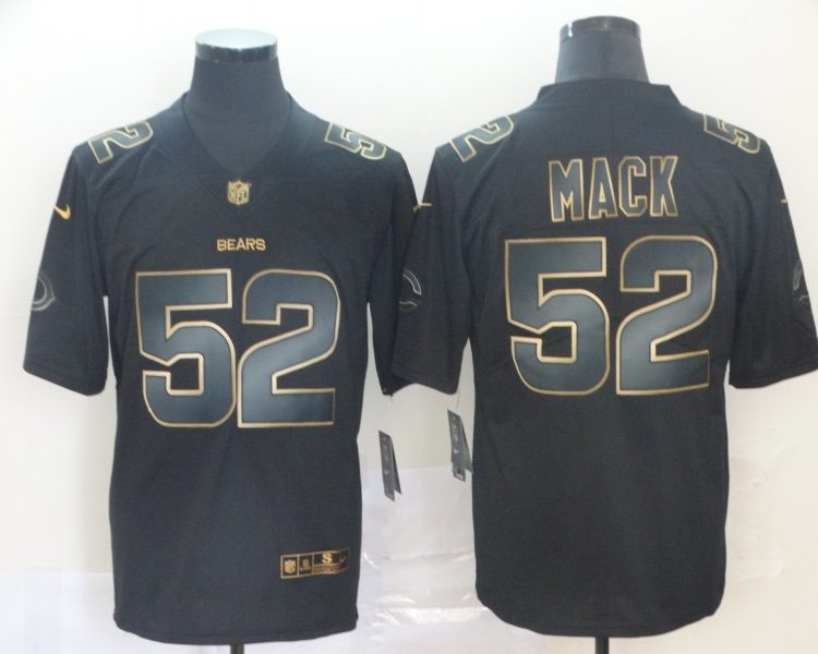 Men's Chicago Bears #52 Khalil Mack Black Alternate Jersey