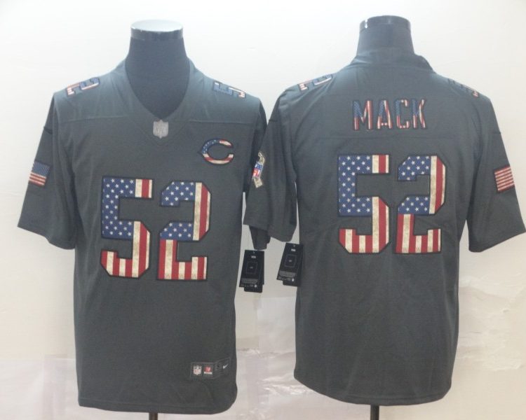 Men's Chicago Bears #52 Khalil Mack Black Jersey