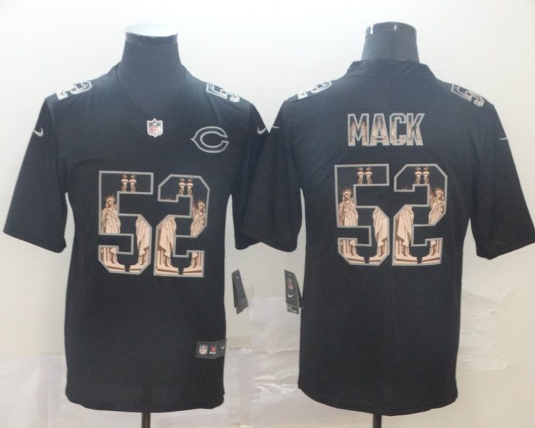 Men's Chicago Bears #52 Khalil Mack Black Jersey
