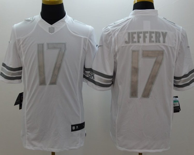 Men's Chicago Bears Alshon Jeffery #17 White Jersey