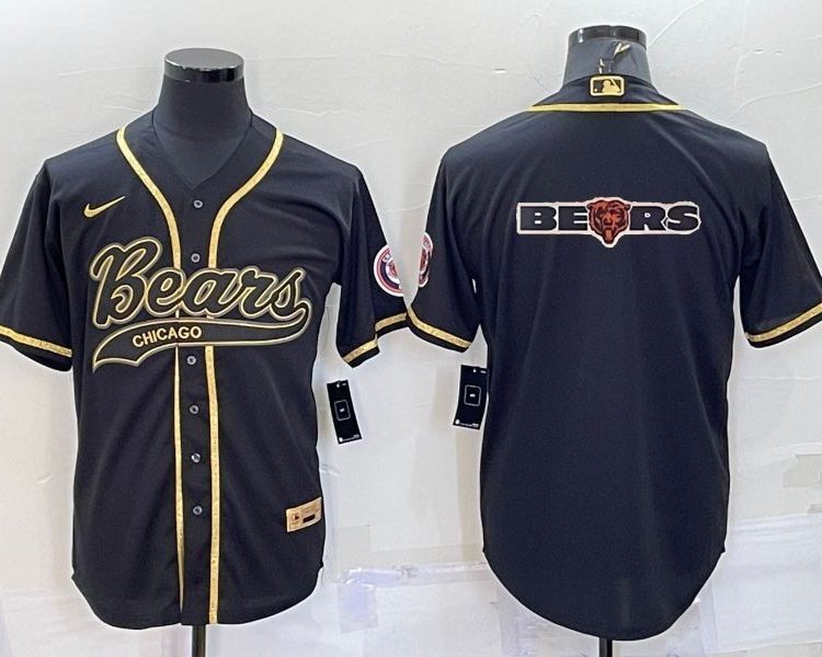 Men's Chicago Bears Black Jersey