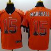 Men's Chicago Bears Brandon Marshall #15 Orange Jersey