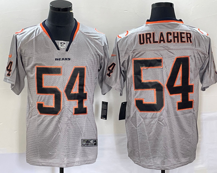 Men's Chicago Bears Brian Urlacher #54 Gray Jersey