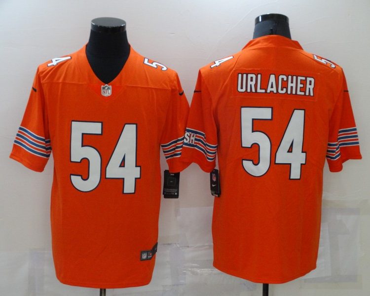 Men's Chicago Bears Brian Urlacher #54 Orange Jersey
