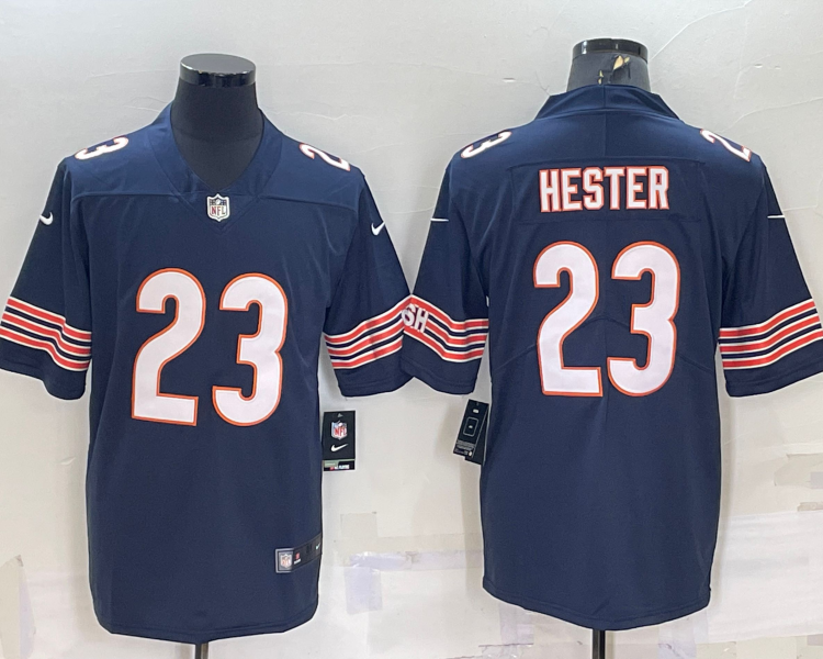 Men's Chicago Bears Devin Hester #23 Navy Jersey