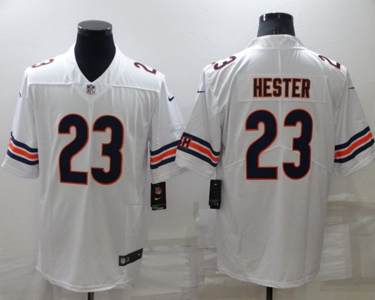 Men's Chicago Bears Devin Hester #23 White Jersey